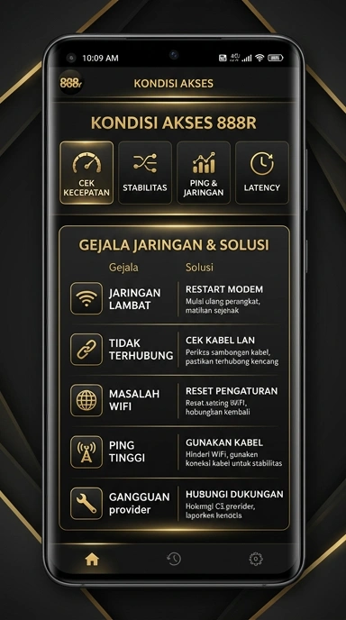 Tampilan link alternatif 888r