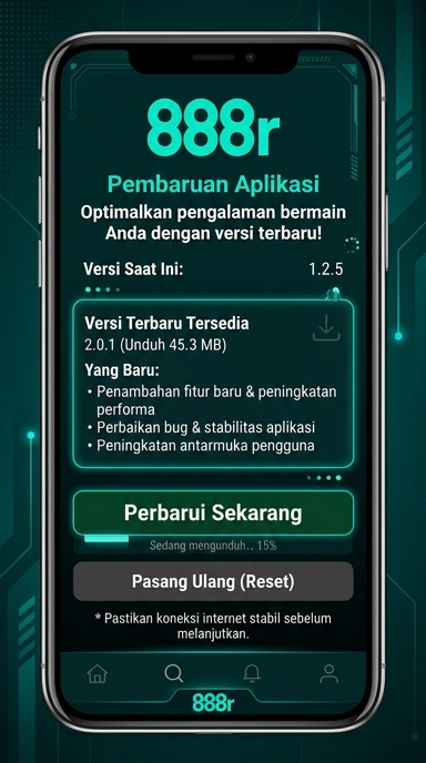 Tampilan riwayat versi 888r
