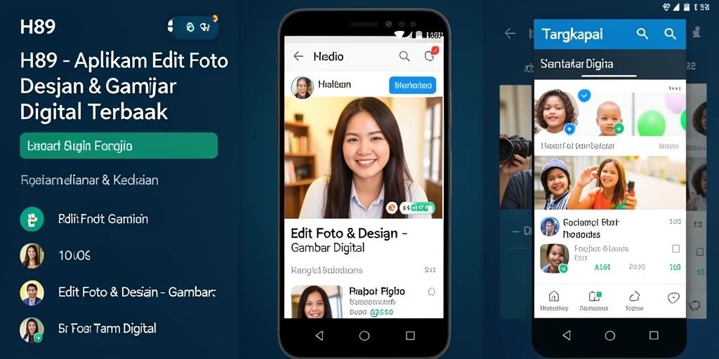Tampilan antarmuka H89 yang modern dan user-friendly.